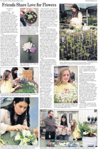 Friends share love for flowers