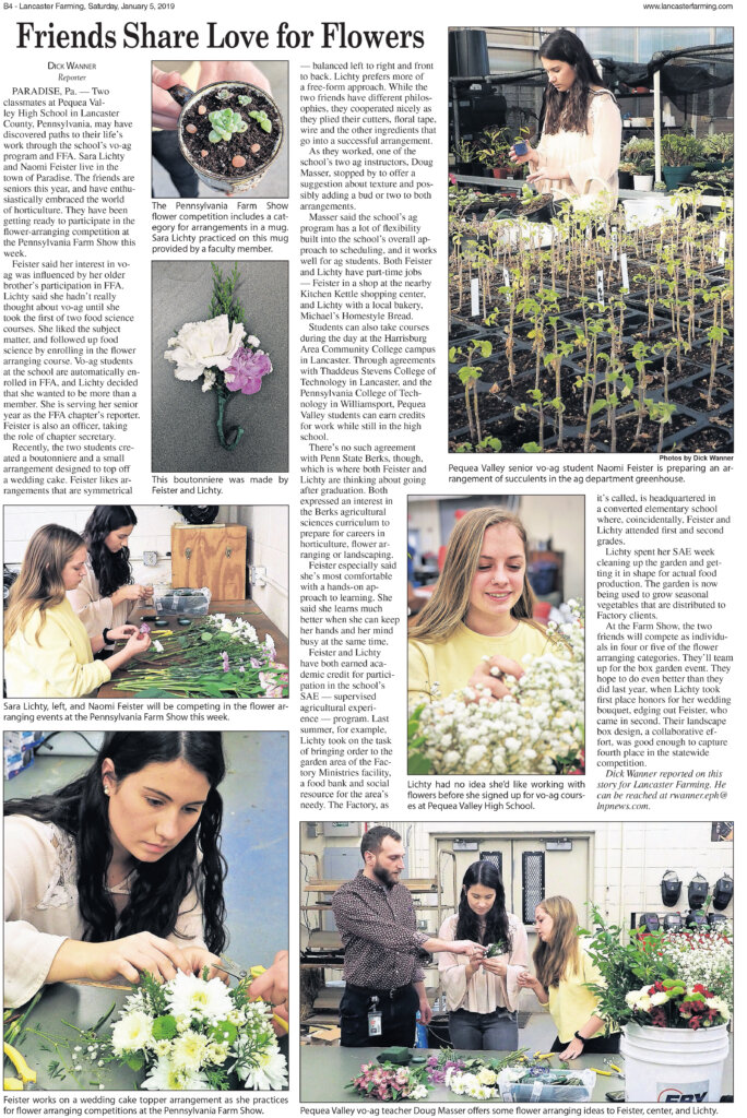 Friends share love for flowers