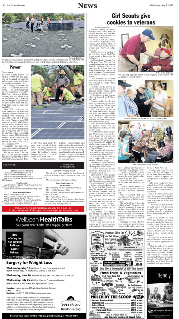 Archive page 2 from MCC Resource Center solar installation